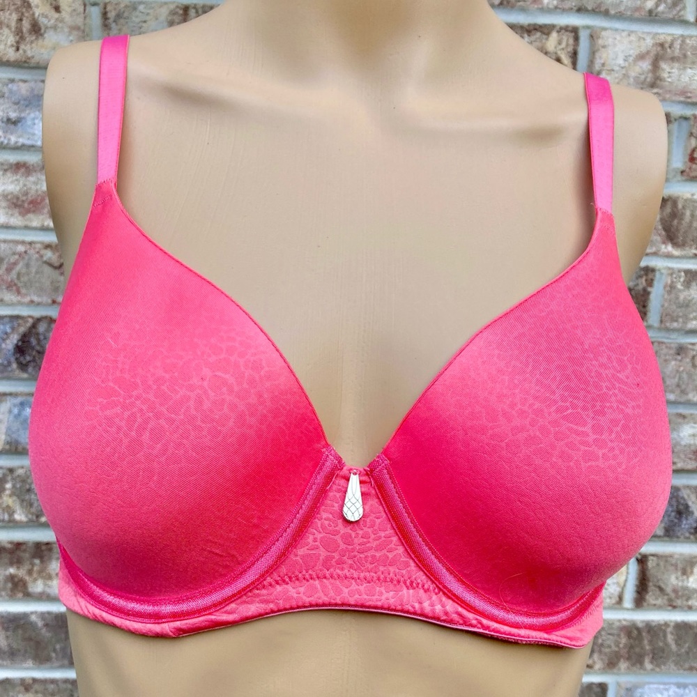 34C Hot Pink Jaguar/Giraffe Print Bra
